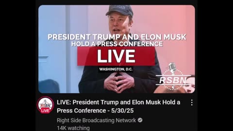 LIVE: President Trump and Elon Musk Hold a Press Conference - 5/30/25