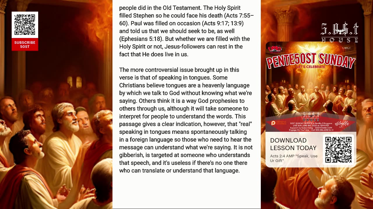 50ST HOUSE Church Service