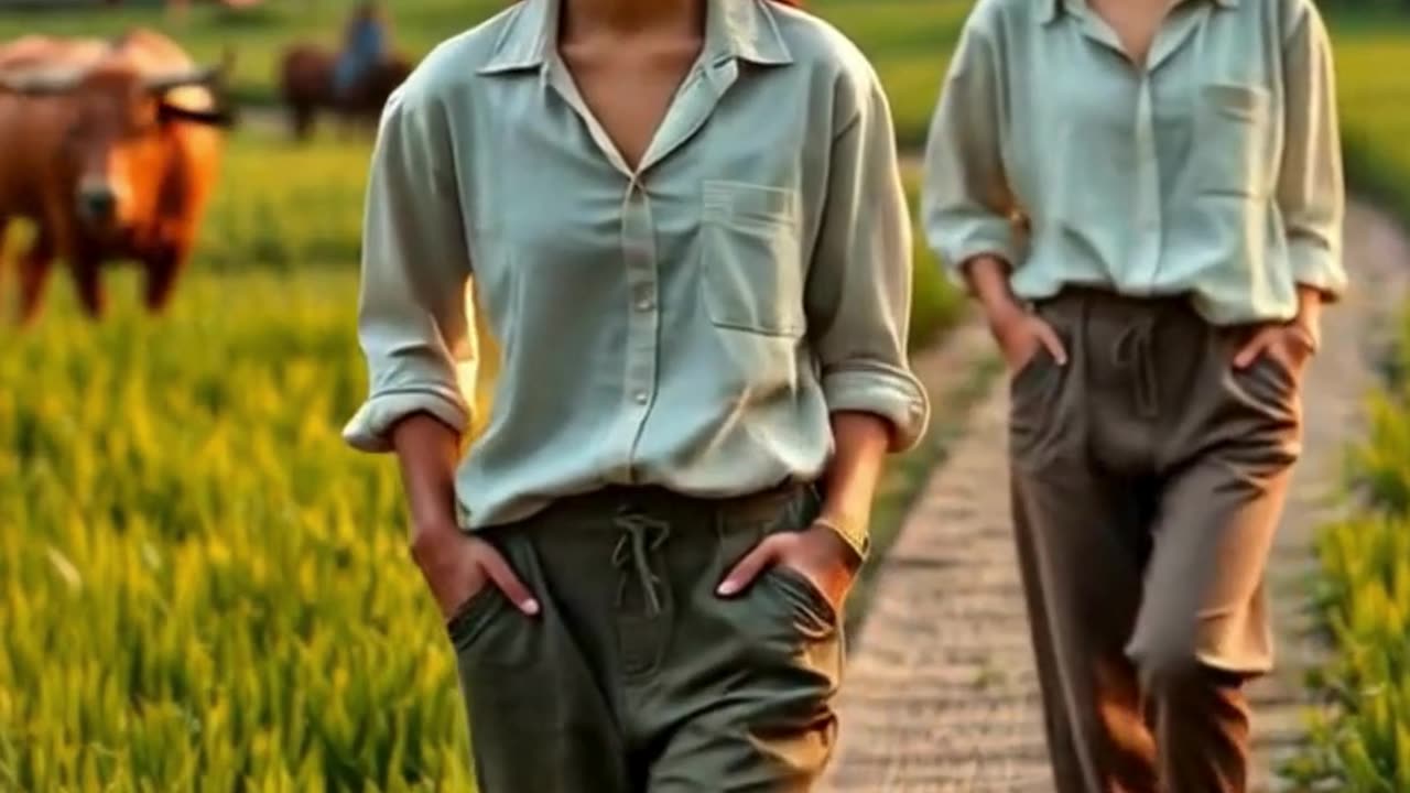 Fashion show in a farm in the philippines