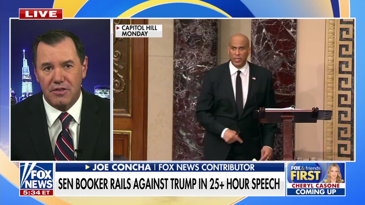 Sen. Booker delivers record-breaking 25-hour speech