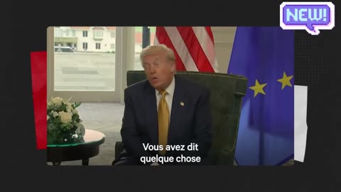"This deal will bring us closer together": the awkward exchange between Trump and von der Leyen