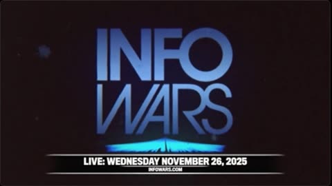 The Alex Jones Show WEDNESDAY LIVE SHOW STREAM 11/26/25