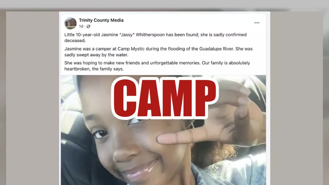 What We Know About Claims That Jasmine 'Jassy' Witherspoon Died in Camp Mystic Floods