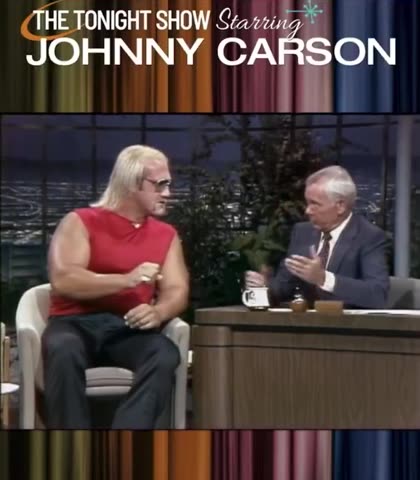 That time Hulk Hogan appeared on Tonight Show with Johnny Carson