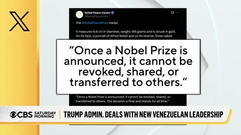 Machado Awards Trump Nobel Peace Prize Ceremony