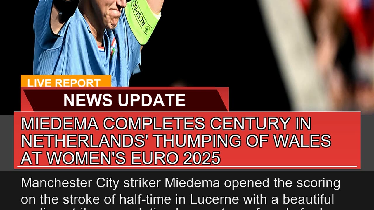 Miedema Completes Century in Netherlands Thumping
