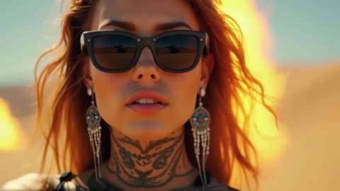 Electronic Music Mix - Burning Dust - Never Existed (Official Music Video) - AI Cinematic