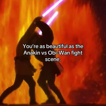 The most beautiful thing. #fyp #starwars #anakinskywalker #obiwankenobi #revengeofthesith #relatable