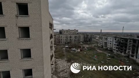 New aerial shots of Pokrovsk