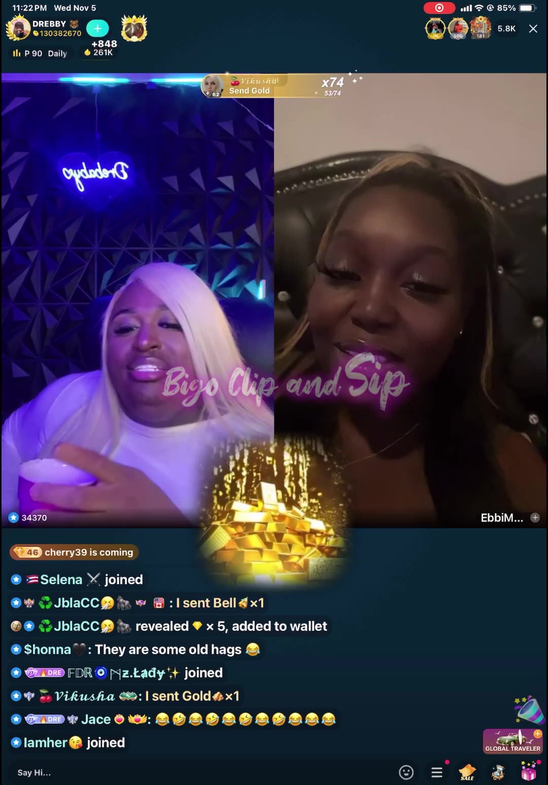 DreBaby lines EbbiMay for 2+hours n discuss nothing but TomiKay 11/5/25 #bigoclipandsip