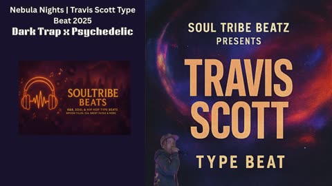 Nebula Nights | Travis Scott Type Beat 2025 | Dark Trap x Psychedelic