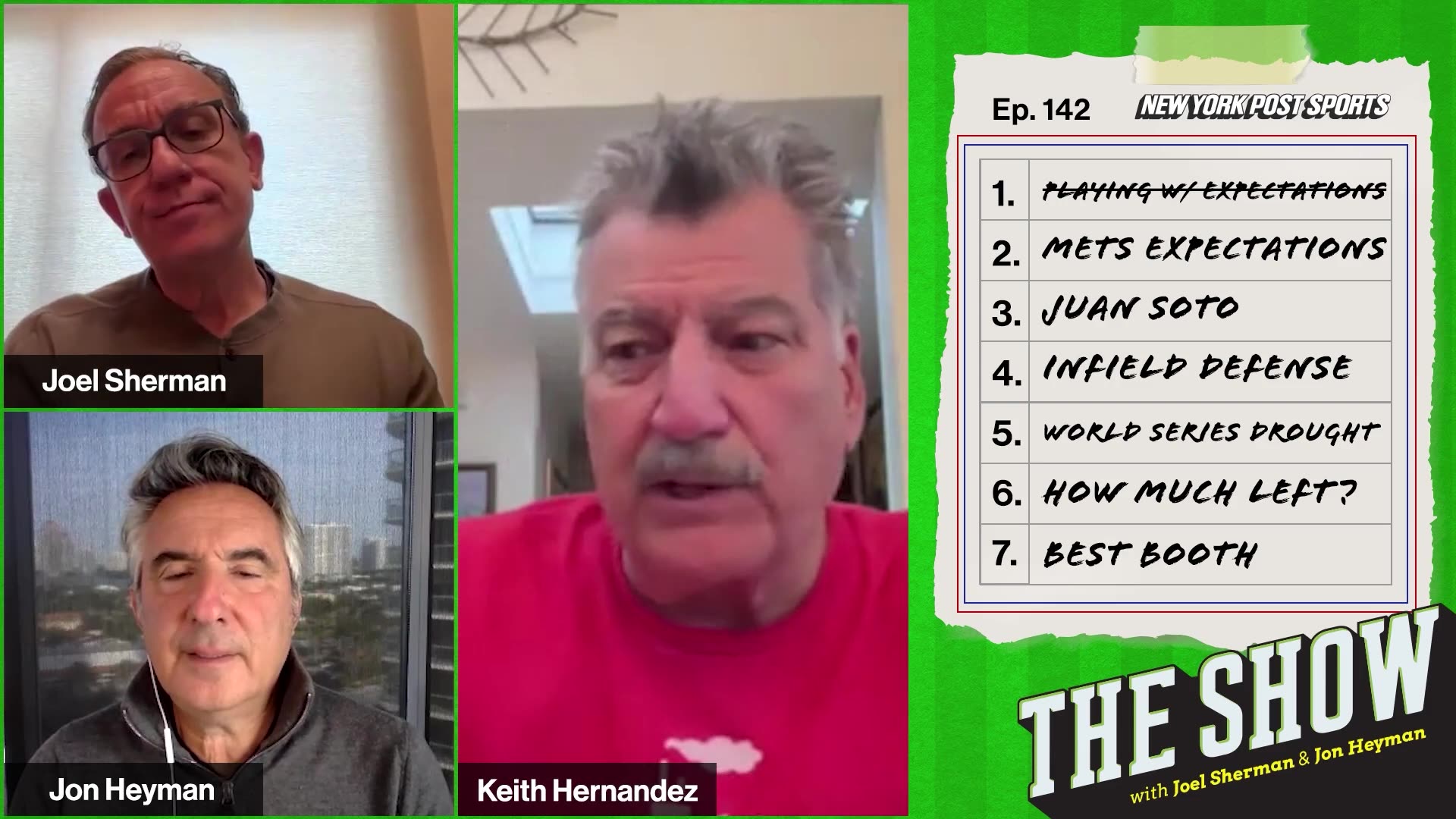 Keith Hernandez believes Mets starting pitching is "worrisome" | The Show