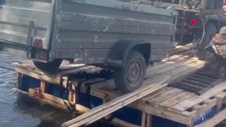 🌊🚤 Ukraine Russia War | Russian VDV Cross River in DIY Barrel Boats | RCF