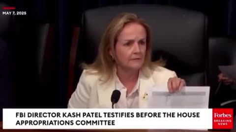 Kash Patel is not playing around today at the hearing! 05/07/2025