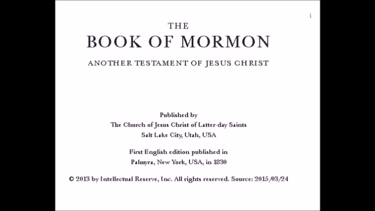 Book of Mormon Audiobook 01