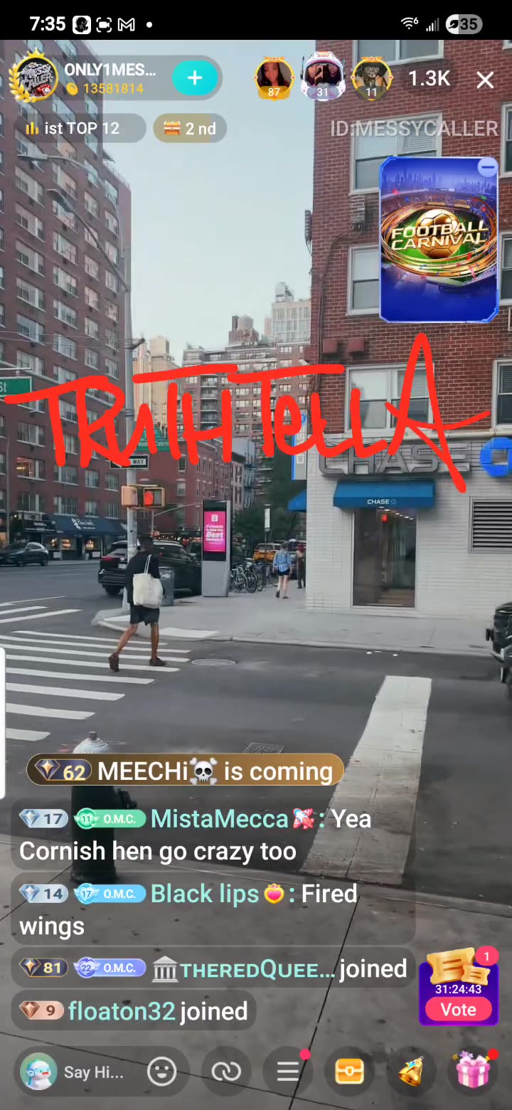 MESSY CALLER WALKING AROUND AIMLESSLY IN THE CITY QUEEN TOMIKAY JOINS & MORE