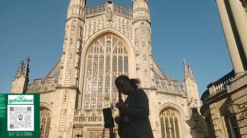 Jazz Nano Street Edition: Busking in Bath, England: 2025 Tour in UK