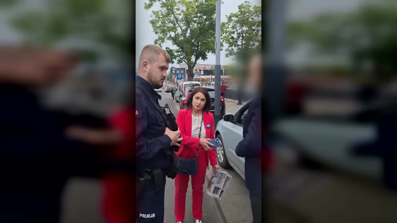 Mężczyzna groził bronią osobom, które rozdawały ulotki Karola Nawrockiego! ZOBACZ!