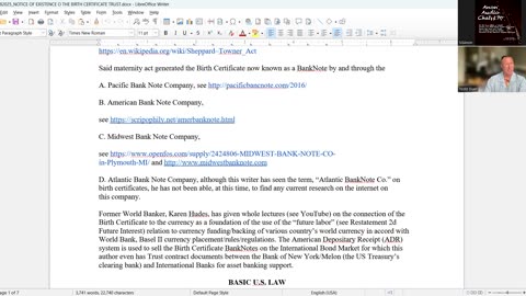 SG AUDIO CHAT 170 w Todd Duell - Proof of the Birth Certificate Trust & ...(5-1-25)