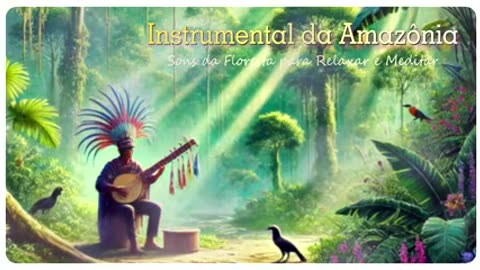 🎶 Música Instrumental da Amazônia | Sons da Floresta para Relaxar e Meditar 🌿🌅