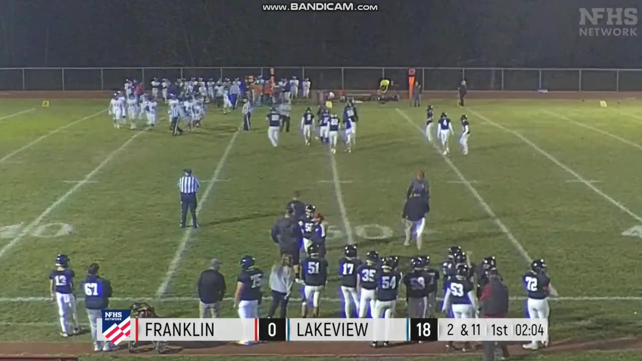 OCTOBER 25 2024 HIGH SCHOOL FOOTBALL: LAKEVIEW VS FRANKLIN PART 4