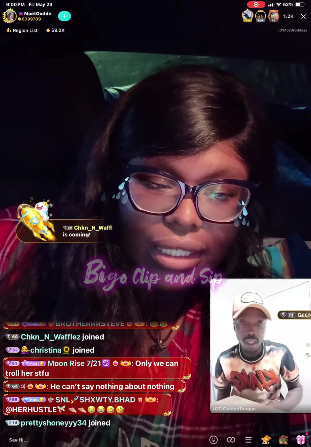 Moet gives advice to new streamer on what not to do as a host 5/23/25 #bigoclipandsip