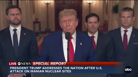 U.S. attack on Iran ‘a spectacular military success,’ Trump says