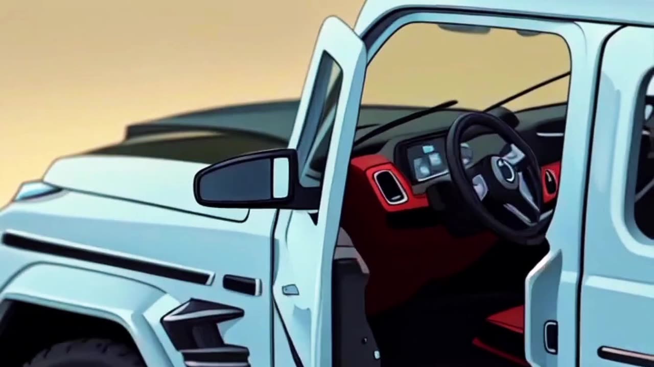 I just animated the Mercedes Benz G-Wagon ! #rccar #animation