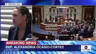 AOC Reacts To Passage Of The Big Beautiful Day: 'One Of The Saddest Days In History'