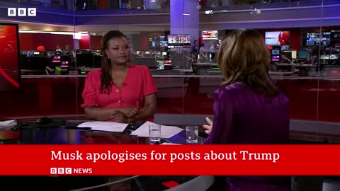 Elon Musk 'regrets' some Donald Trump posts