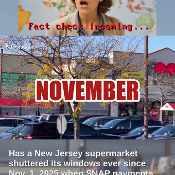 Fact Check: Food Bazaar In NJ Did NOT Close And Keep Security Gates Down Since SNAP Payments Cut Off