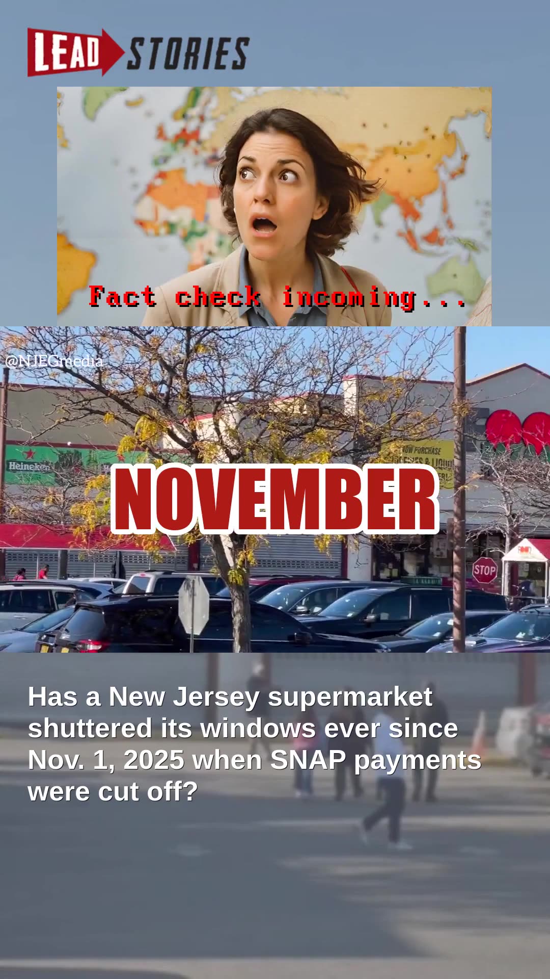 Fact Check: Food Bazaar In NJ Did NOT Close And Keep Security Gates Down Since SNAP Payments Cut Off