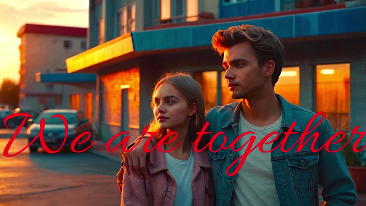 Electronic music. Song We are together.