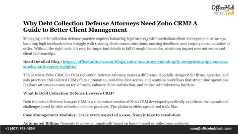 Why Debt Collection Defense Attorneys Need Zoho CRM- A Guide to Better Client Management.mp4