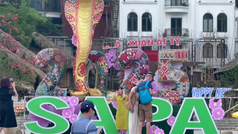 Downtown Sapa, Vietnam