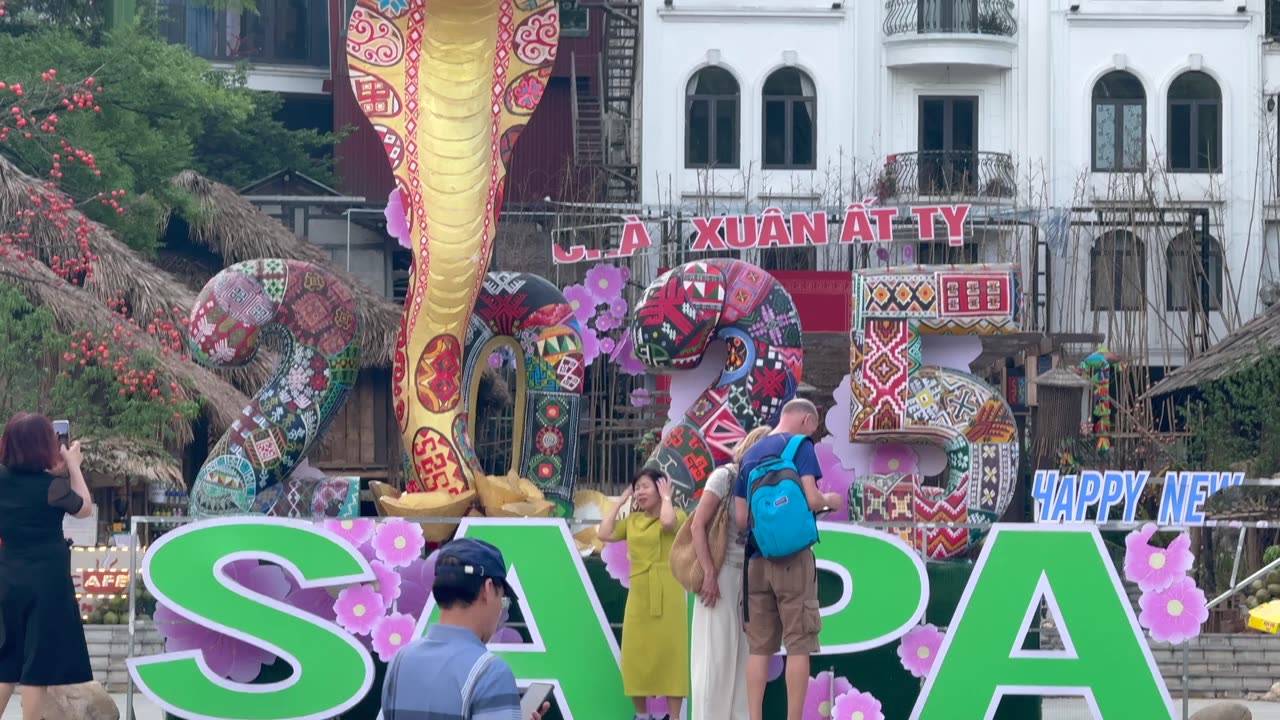Downtown Sapa, Vietnam