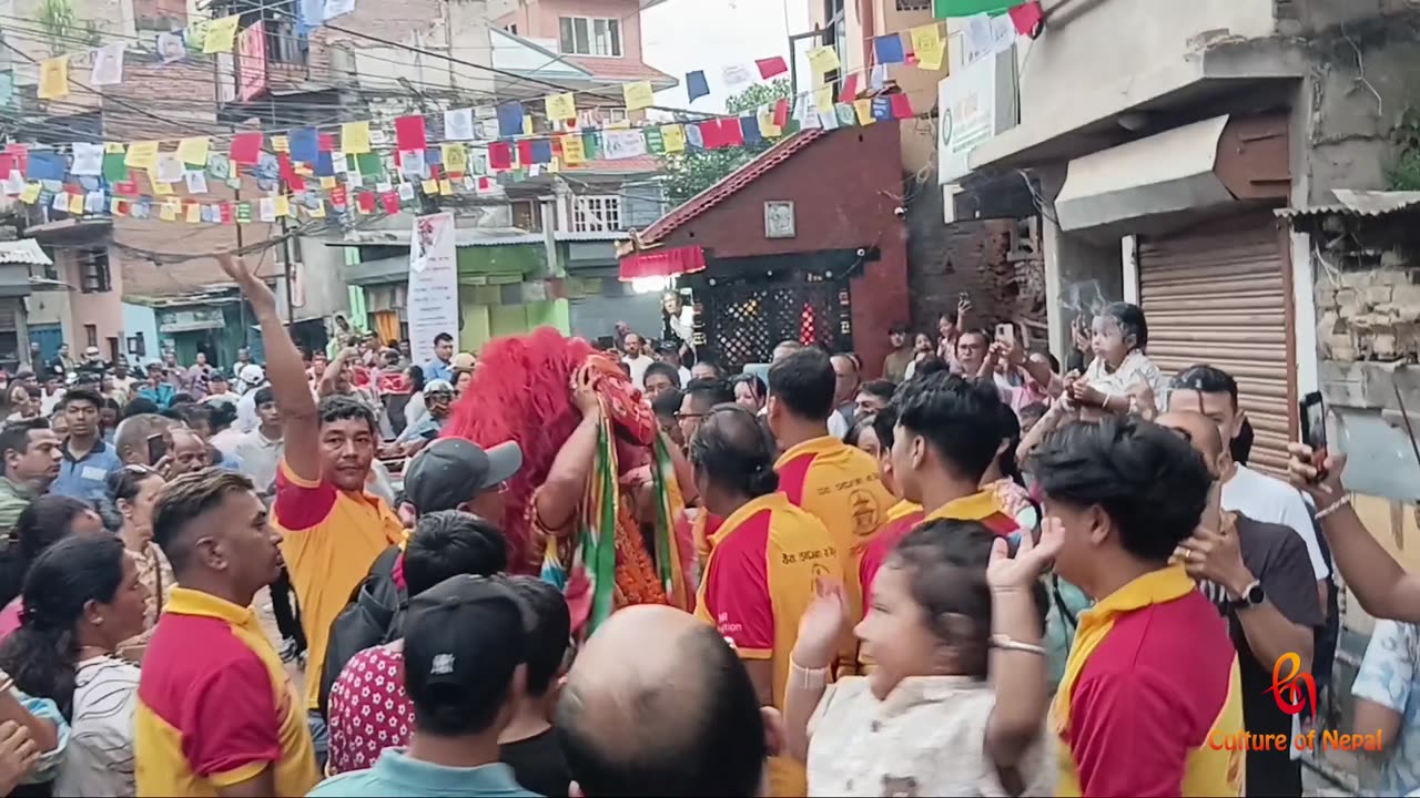 Lakhe Dance, Upaku, Indra Jatra, Kathmandu, 2082