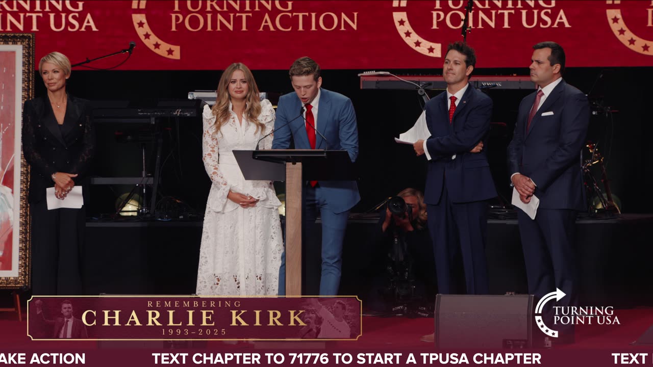 LIVE NOW: Building A Legacy, Remembering Charlie Kirk