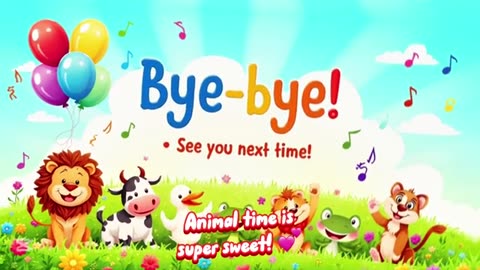 Fun Animal Sounds Song For Kids