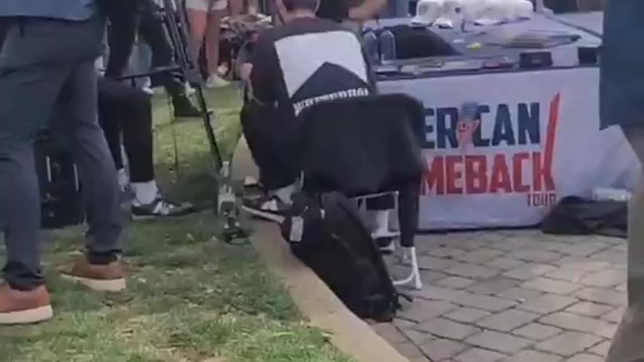 He tried the Jussie Smollett trick.