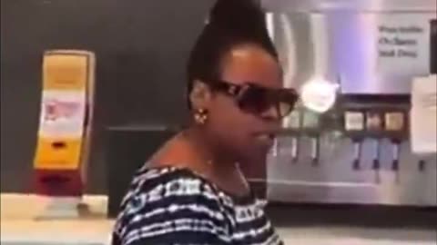 Feral Sheboon Goes On A McDonald's RAMPAGE Behind The Counter Savagery!