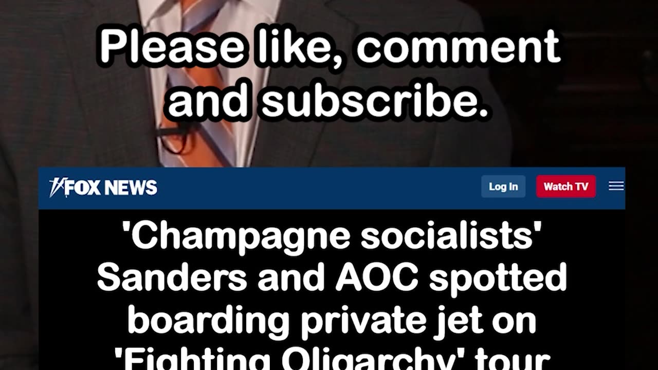 Bernie Sanders and AOC spotted boarding private jet on 'Fighting Oligarchy' tour