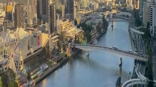 Aerial view of Brisbane, Queensland, Australia
