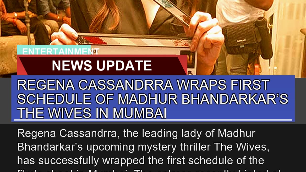 Regena Cassandrra Wraps First Schedule of Madhur B