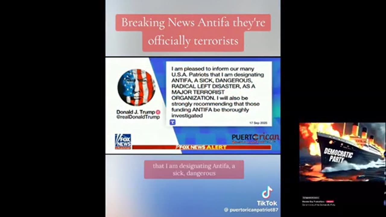 Antifa declared a terrorist organization ..