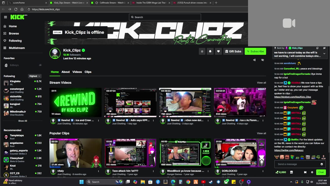 Streamer News Allots happened Recently