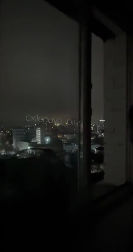 The moment of the missile strike on Oryol.