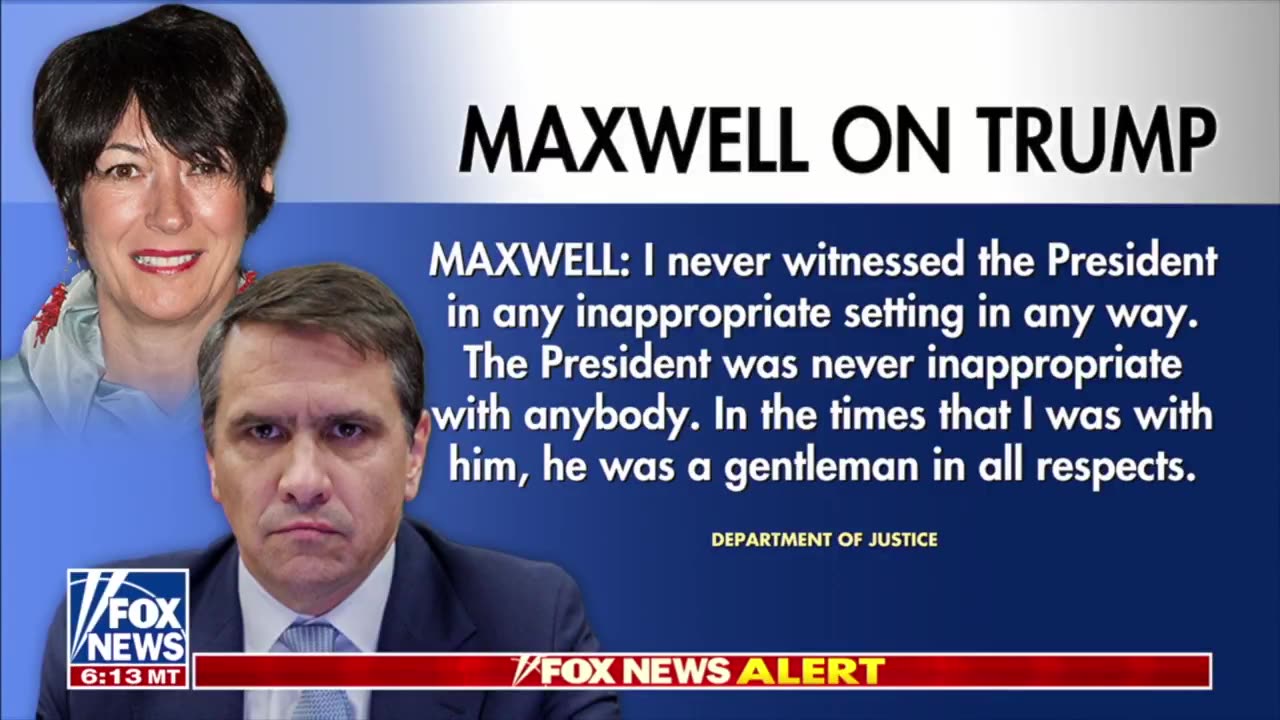 DOJ Releases Ghislaine Maxwells Jailhouse Interview ⚡ Jesse Watters