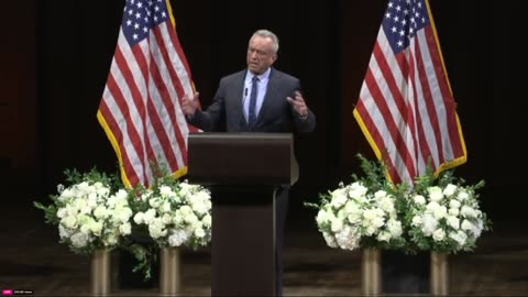 Sec Robert F. Kennedy Jr. at the Charlie Kirk Memorial and Prayer Vigil
