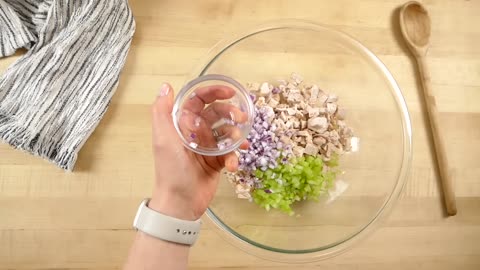 Protein-Packed CURRY CHICKEN SALAD with Greek Yogurt | easy, healthy lunch idea!